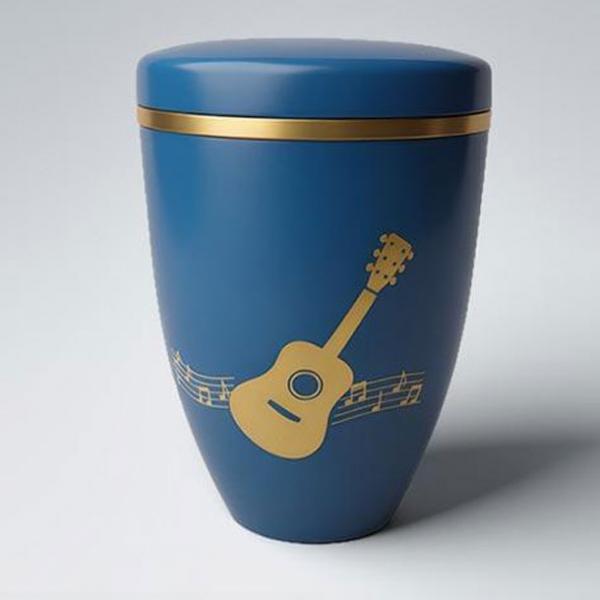 B2236 Bio-Urne Motiv Gitarre